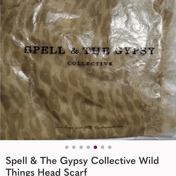 Spell Mustard Travel Head Scarf - Picture 7 of 7